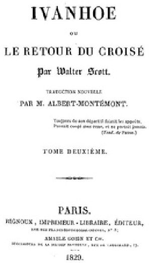 [Gutenberg 34332] • Ivanhoe (2/4) / Le retour du croisé